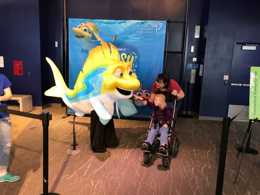 Hope and Hannah at Science Center